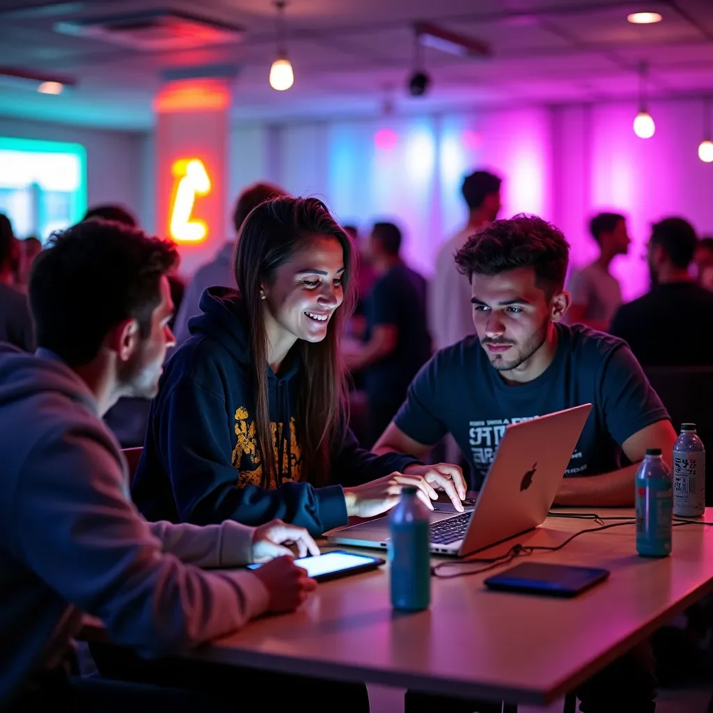 Creative team brainstorming